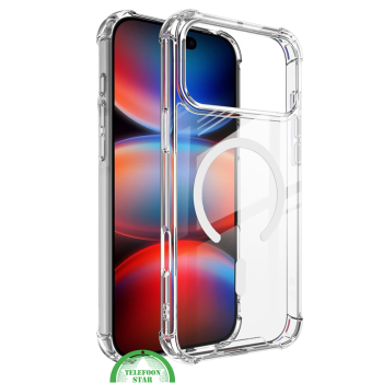 Clear case hoesje voor iPhone 17 Pro met MagSafe – ultra‑dun & stevig, silicone, Slank en flexibel ontwerp | Telefoonstar