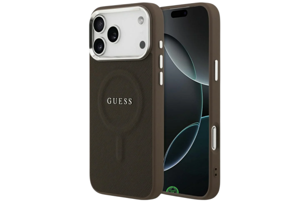 Hoesje voor iPhone 17 Pro Max Bruin Guess Slank, stevig en nauwkeurig