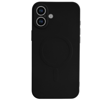 Hoesje voor iPhone 16 Plus Case Zwart Magnetische Back Cover Bescherming