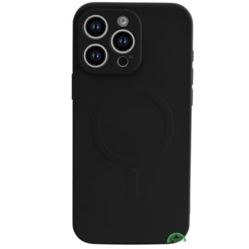 Hoesje voor iPhone 13 Pro Max Zwart MagSafe Silicone