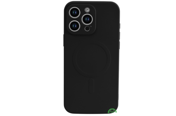 Hoesje voor iPhone 13 Pro Max Zwart MagSafe Silicone