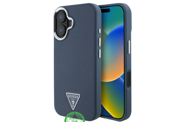 Hoesje voor iPhone 16 Donkerblauw – Stijlvolle Bescherming in Modern Design