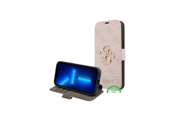 Hoesje voor iPhone 14  Met Ventilatie & Goud Accent  