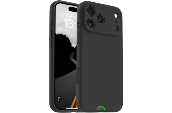 Hoesje voor iPhone 17 Pro Zwart MagSafe Silicone anti-vingerafdruk