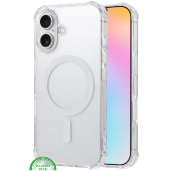 MagSafe Silicone hoesje voor iPhone 16  – stijlvol, praktisch, veilig, Slank, Schokbestendig & Transparant | Telefoonstar