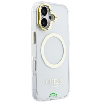 Hoesje iPhone 17 Wit MagRing PearlGuard Case