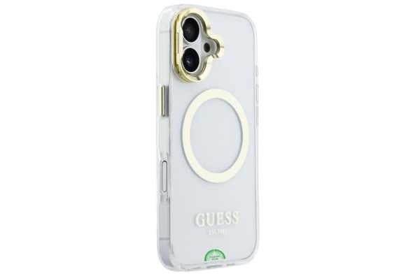 Hoesje iPhone 17 Wit MagRing PearlGuard Case