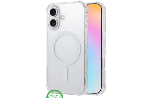 MagSafe Silicone hoesje voor iPhone 17 – stijlvol, praktisch, veilig, Slank, Schokbestendig & Transparant | Telefoonstar