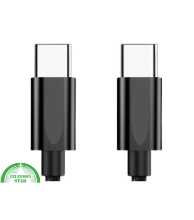 USB-C naar USB-C Snellaadkabel 0.5 Meter – Korte & Sterke Oplaadkabel