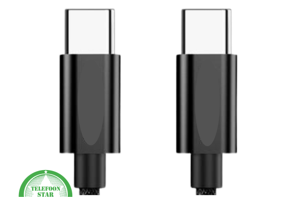 USB-C naar USB-C Snellaadkabel 0.5 Meter – Korte & Sterke Oplaadkabel