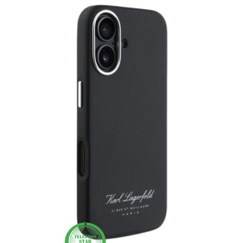 Luxe Leren Hoesje voor iPhone 16 – Elegant, Slank en Beschermend