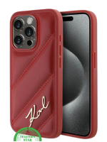 iPhone 16 Pro Luxe Leren Hoesje &ndash; Rood | Elegant, Stevig en Stijlvol Design