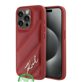 iPhone 16 Pro Luxe Leren Hoesje – Rood | Elegant, Stevig en Stijlvol Design