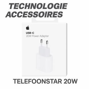 Originele Apple 20W USB-C Power Adapter – Snelle en Veilige Oplader voor iPhone en iPad