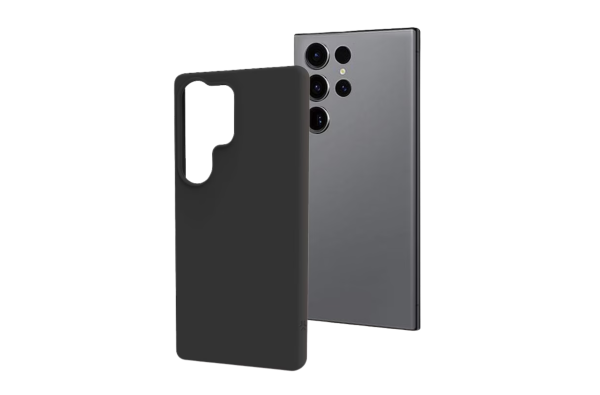  Hoesje voor S25 Ultra -Backcover Zwart