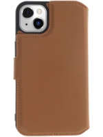 iPhone 15 2 in 1 Hoesje | 100% Leer | Minimalistisch | Bruin