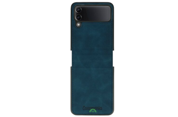 Hoesje voor Samsung Z Flip 7 FE Donkerblauw Wallet Case