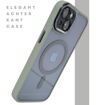 ProtectCase iPhone 13 / 14 Groen – MagSafe Hoesje met Stevige Bescherming