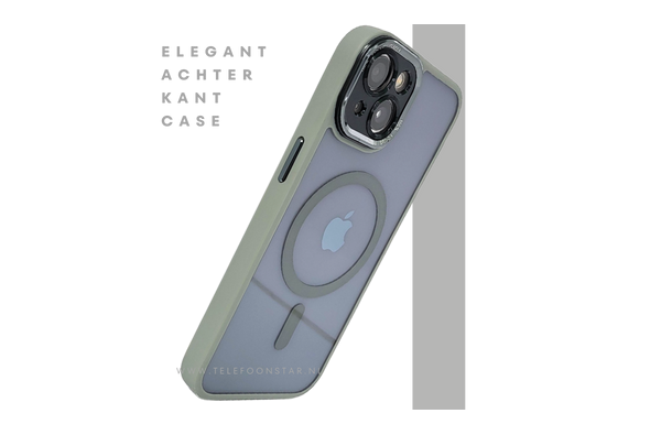 ProtectCase iPhone 13 / 14 Groen – MagSafe Hoesje met Stevige Bescherming
