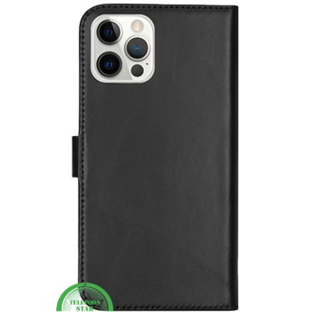 Bookcase Hoesje voor iPhone 12 Pro Zwart Luxe, Veilig & Praktisch