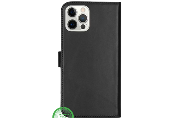 Bookcase Hoesje voor iPhone 12 Pro Zwart Luxe, Veilig & Praktisch