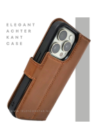 iPhone 15 Pro 2-in-1 Bookcase Hoesje Bruin &ndash; Magnetisch & Stijlvol | Telefoonstar