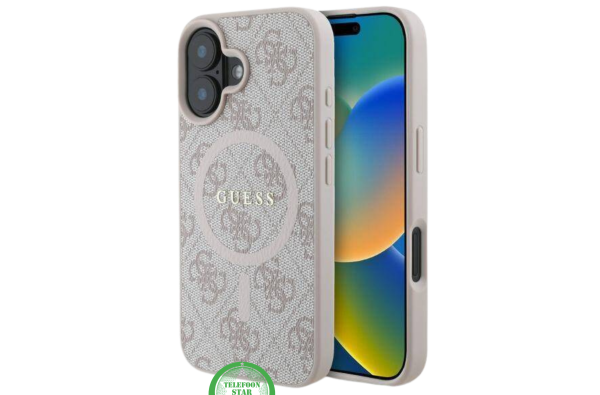 Hoesje voor iPhone 16 Licht Beige Luxe – Elegantie & Bescherming in Éénv
