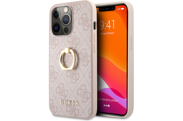  Trendy iPhone 13 Pro Ring Case Roze Edition