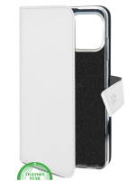 iPhone 16 Pro Bookcase Hoesje &ndash; Wit | Elegant Design met Volledige Bescherming