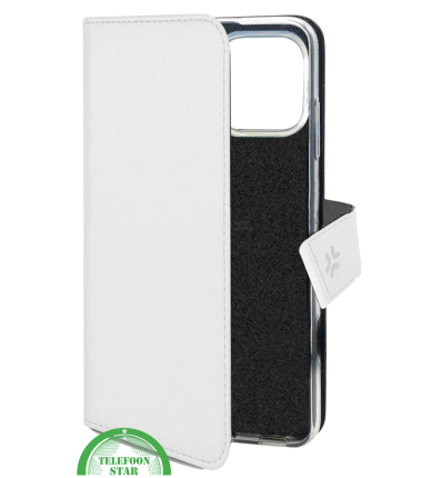 iPhone 16 Pro Bookcase Hoesje &ndash; Wit | Elegant Design met Volledige Bescherming