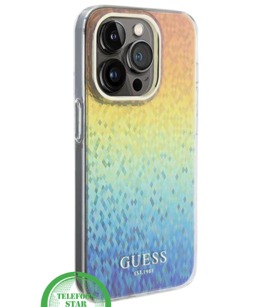 iPhone 15 Pro Max Shine Hoesje – Stijlvol Diamantpatroon met Glans