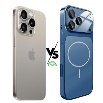 iPhone 14 Pro Hoesje Upgrade naar 17 Pro Blauw Case