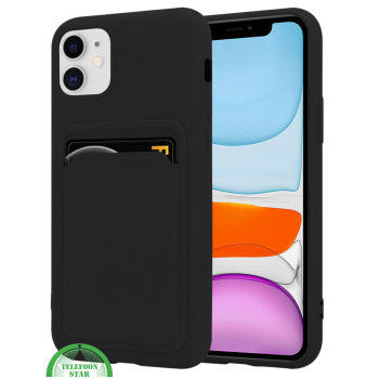 Hoesje voor iPhone 12 – Transparant met Kaarthouder,Handig, Slank & Shockproof