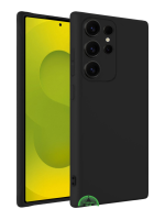 Zwart Hoesje voor S23 Ultra Transparant, Slank, Helder, silicone en Krasbestendig