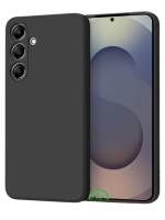 Zwart Transparant TPU Hoesje voor Samsung S25 &ndash; Slank, Flexibel & Krasbestendig