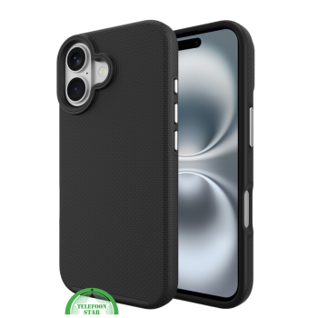 Hoesje voor iPhone 17 – Zwarte Anti-Slip Bescherming en Sterk, flexibel en schokabsorberend silicone, Slank en licht ontwerp | Telefoonstar