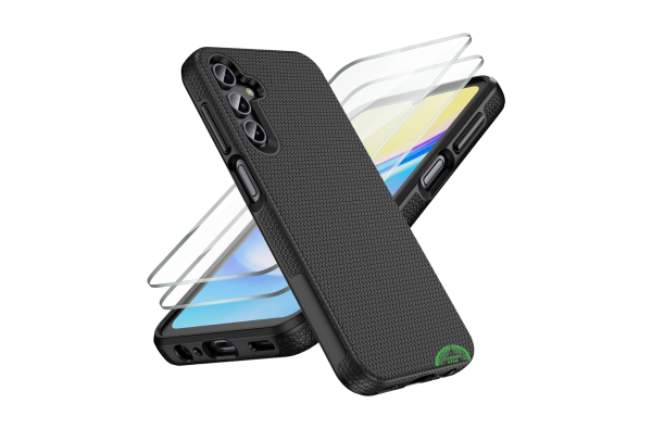 Hoesje voor Samsung A17 Zwart Anti-Slip, Grip, Sterk & Schokbestendig