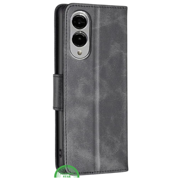 Wallet Bookcase voor Samsung S25 Edge – Grijs