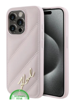 iPhone 16 Pro Luxe Leren Hoesje &ndash; Roze | Elegant, Stevig en Stijlvol Design