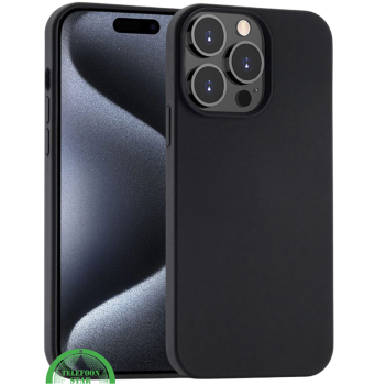 Zwart Hoesje voor iPhone 15 Pro Max – Slank, Elegant & Krasbestendig