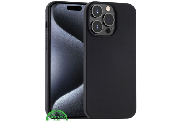 Zwart Hoesje voor iPhone 15 Pro Max – Slank, Elegant & Krasbestendig