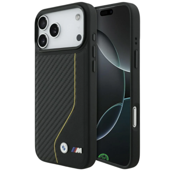 Hoesje voor iPhone 17 Pro Zwart Carbon Shield Sport Case