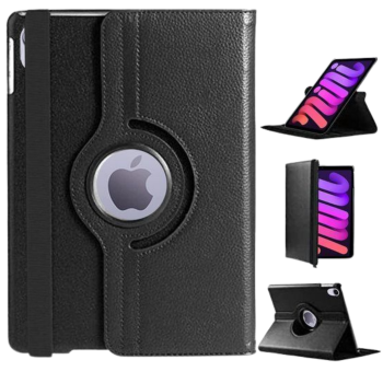 iPad Mini 6 Zwart 360&deg; Draaibaar Case Handsfree gebruik