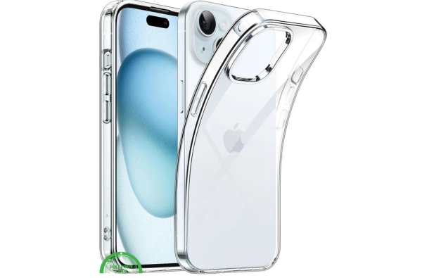 Transparant Hoesje voor iPhone 15 – Slank, Flexibel & Krasbestendig