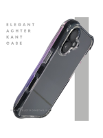 hoesje doorzichtig zwarte randen silicone draadloos oplaad voor iPhone 17