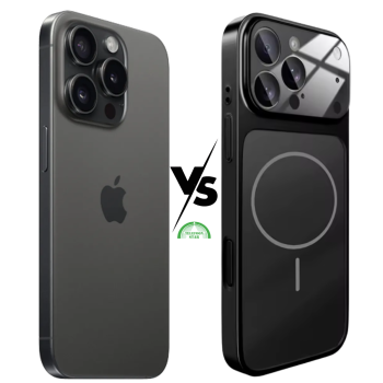 iPhone 14 Pro Max Upgrade naar 17 Pro Max Zwart Case