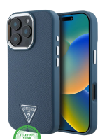 Hoesje voor iPhone 16 pro &ndash; Donkerblauw | Elegant Design met Luxe Bescherming