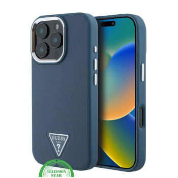 Hoesje voor iPhone 16 pro – Donkerblauw | Elegant Design met Luxe Bescherming