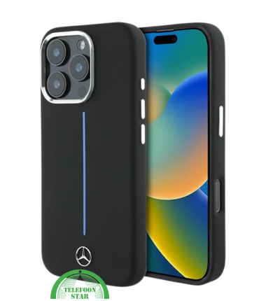 iPhone 16 Pro Max Hoesje Zwart &ndash; Sportieve Luxe met Strakke Bescherming