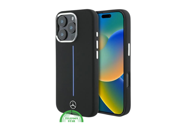 iPhone 16 Pro Max Hoesje Zwart – Sportieve Luxe met Strakke Bescherming